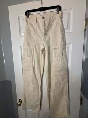 Colcci Jeans Cream Utility Cargo Pants